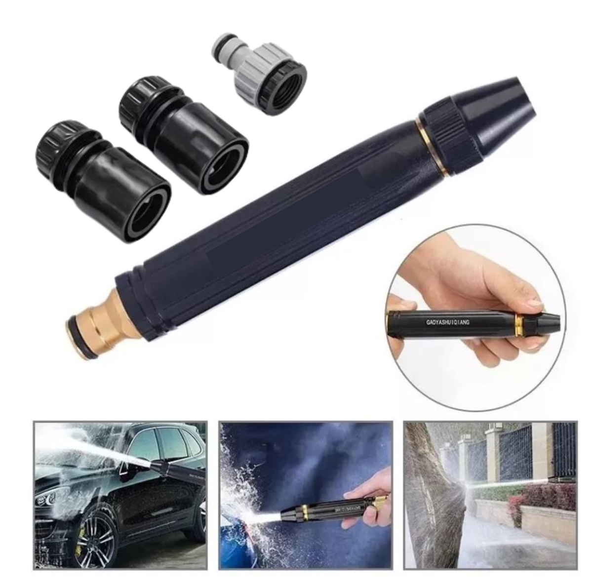 Miniatura 2 de Pistola Boquilla Alta Presion 3 Chorros